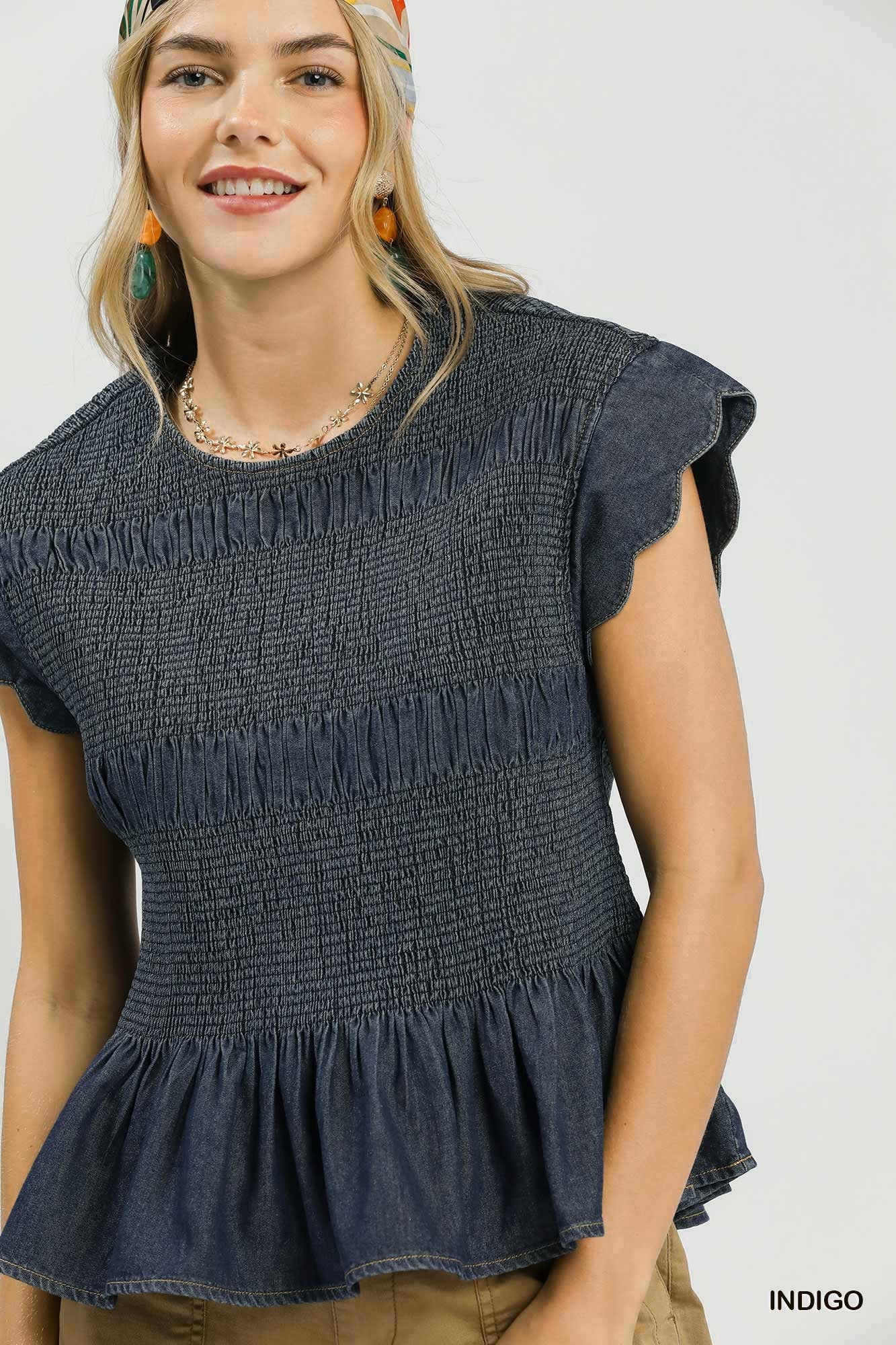 Dark Wash Darling Top