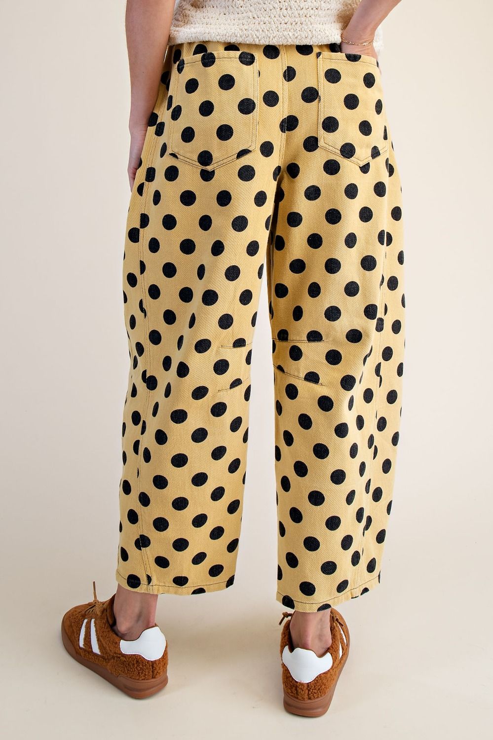 Game Day Polka Dot Barrel Jeans