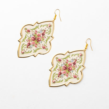 Floral Tin Earrings