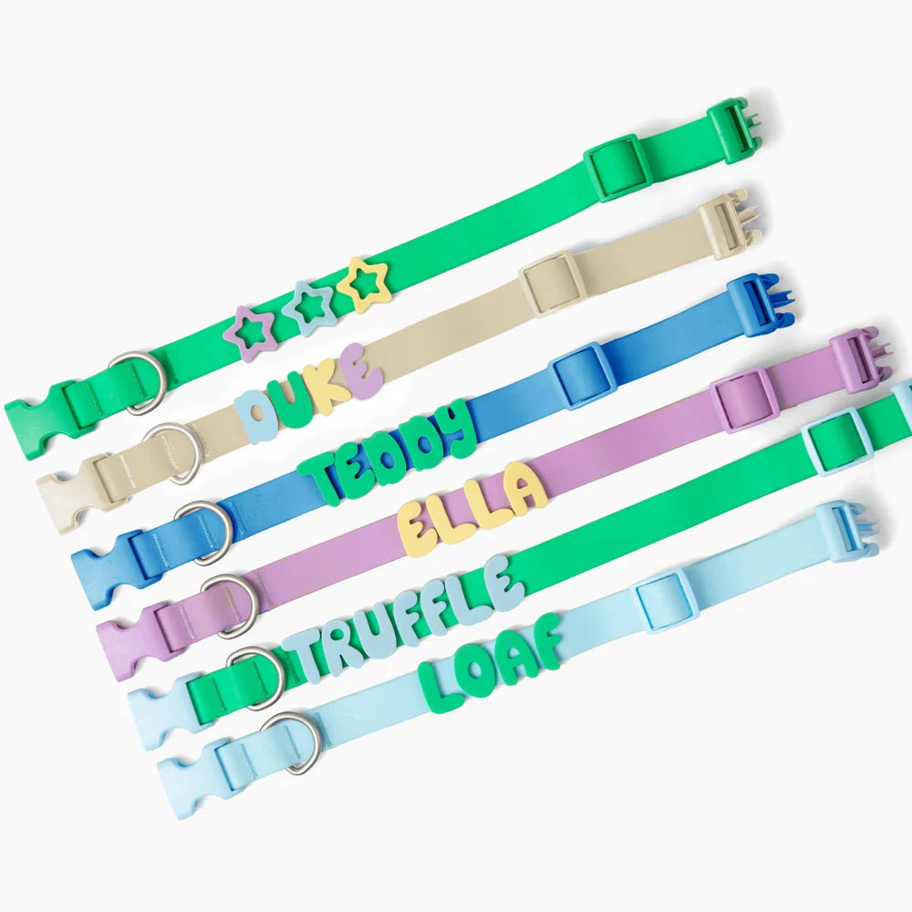 Silicone Dog Charms | Letters & Symbols for Personalized Dog Collars and Leashes