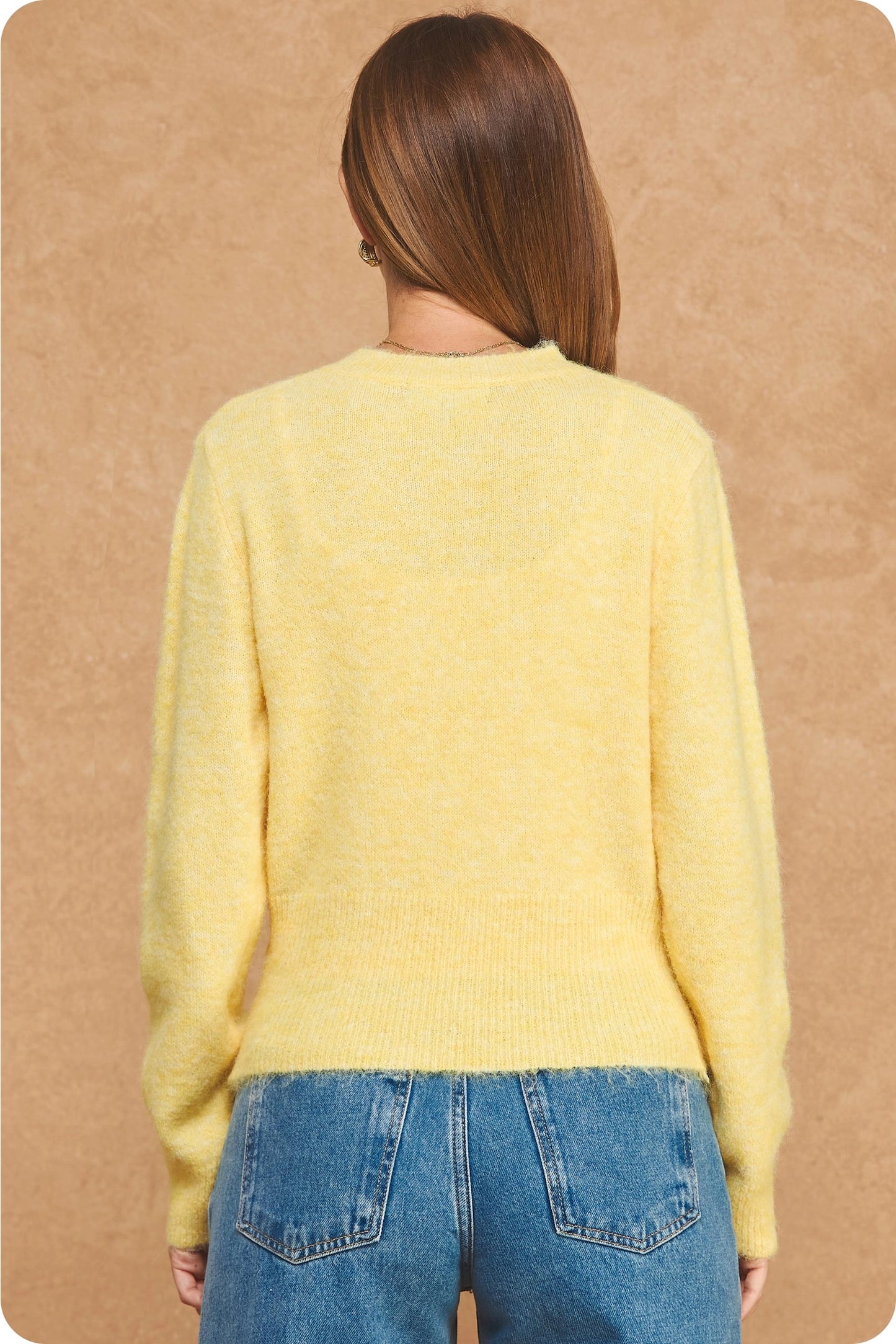 Buttered in Happiness Sweater