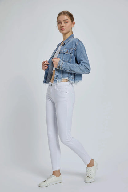The Truck Stop Denim Cropped  Jacket