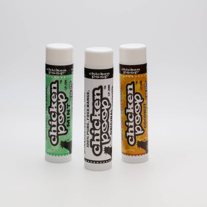 Chicken Poop® FAVORITES Lip Balm Lip Junk Trio - All Natural