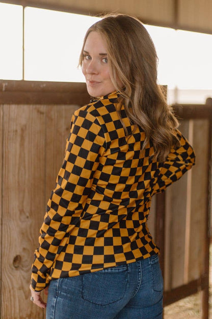 Pep Rally Pullover- Gold