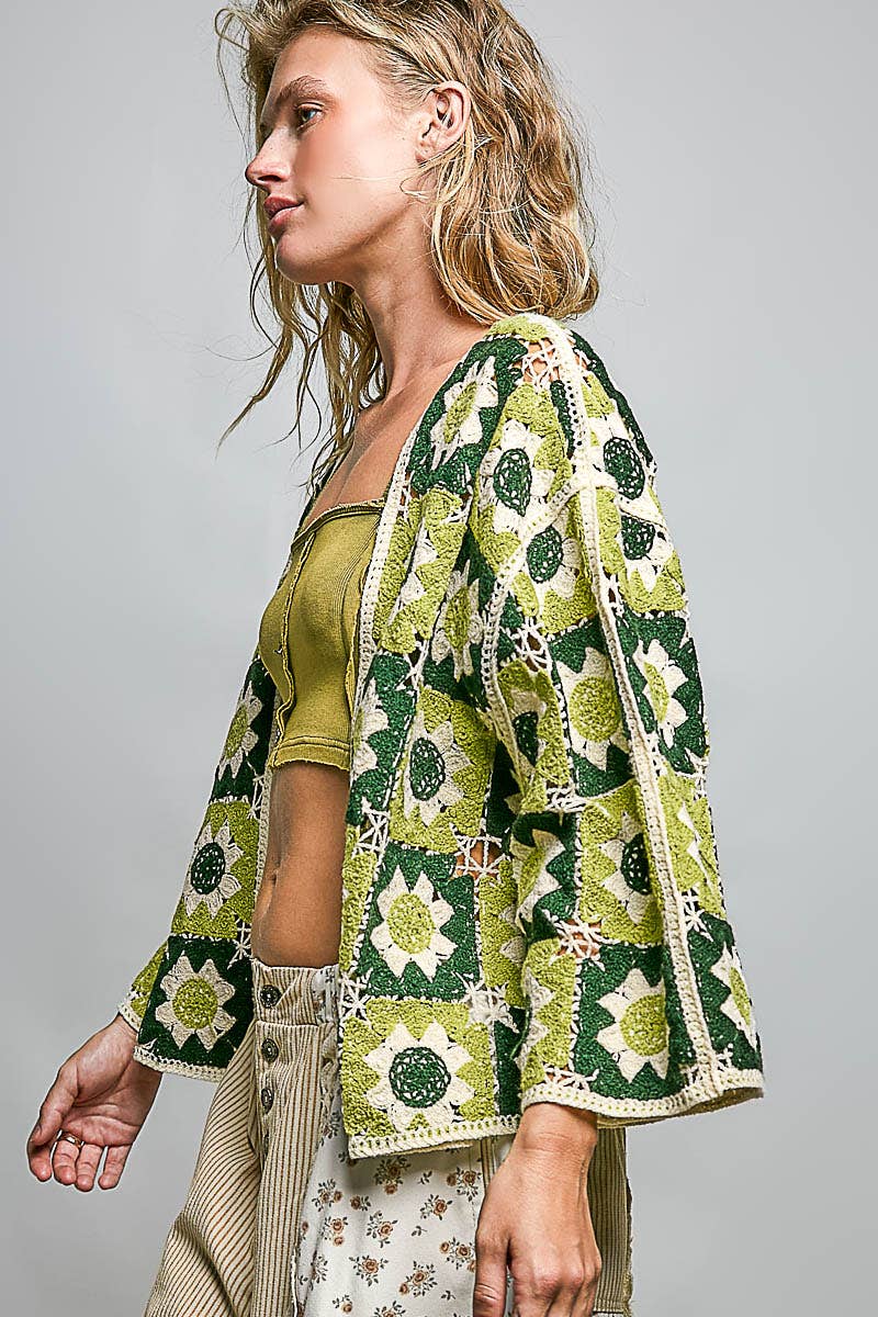 Granny's Dream Crochet Cardigan