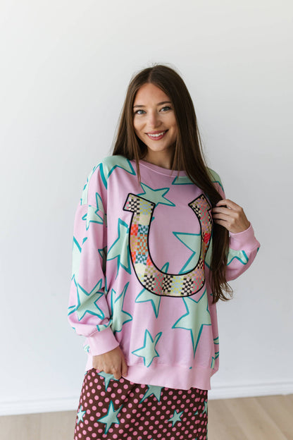 Horseshoe Heaven Pullover