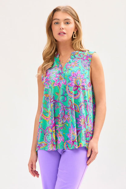 Scarlett Paisley Tank