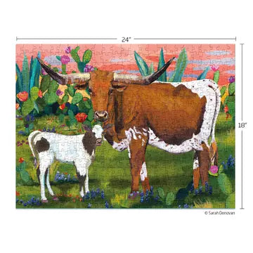 Longhorns 500 Piece Puzzle