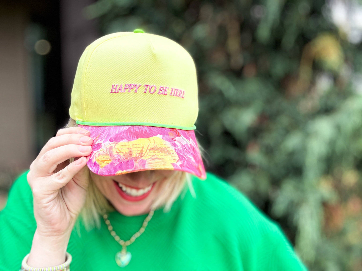 Happy to Be Here Hat