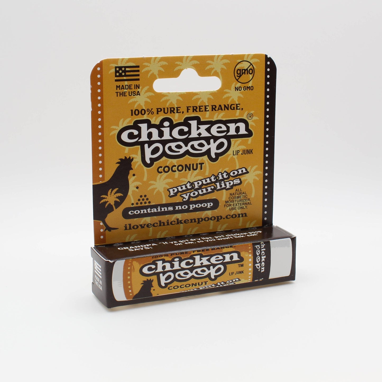 Chicken Poop® COCONUT Lip Balm - All Natural