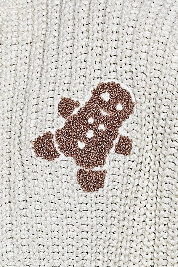 Ginger Bread Kisses Sweater Top