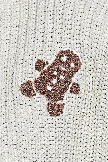 Ginger Bread Kisses Sweater Top