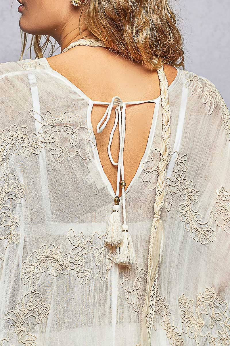 Sunday Stroll Beaded Top