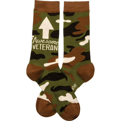 “Awesome Veteran” socks