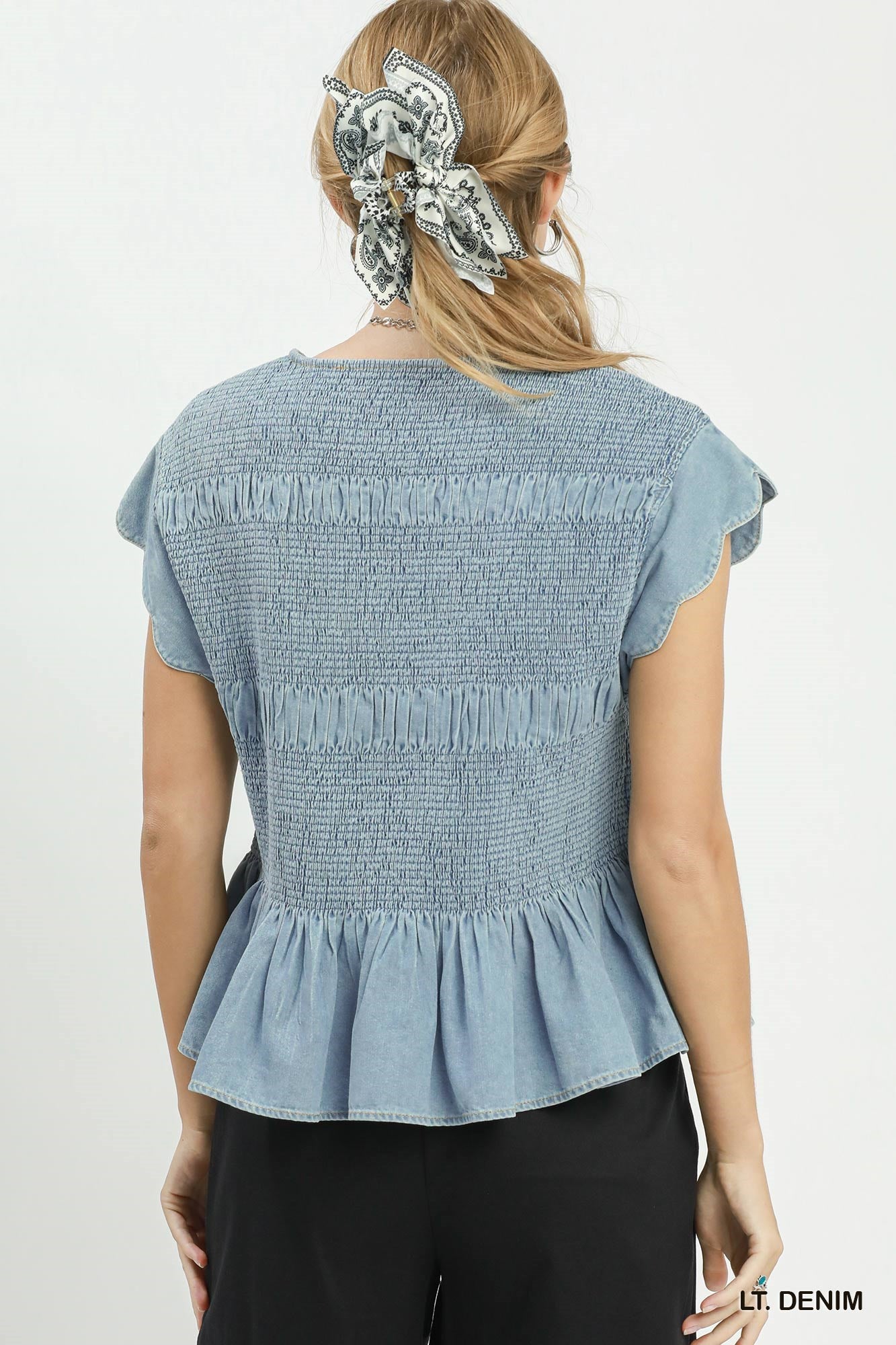 Light Wash Darling Top