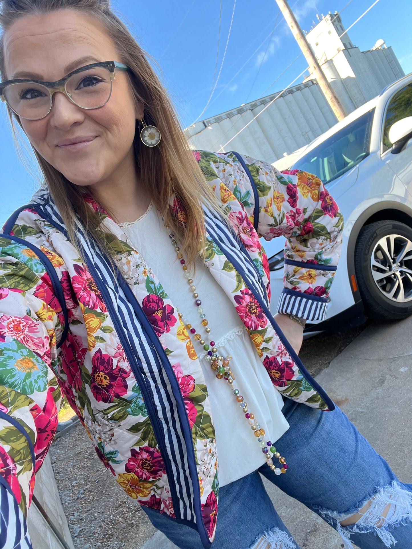 Mae Floral Quilted Jacket