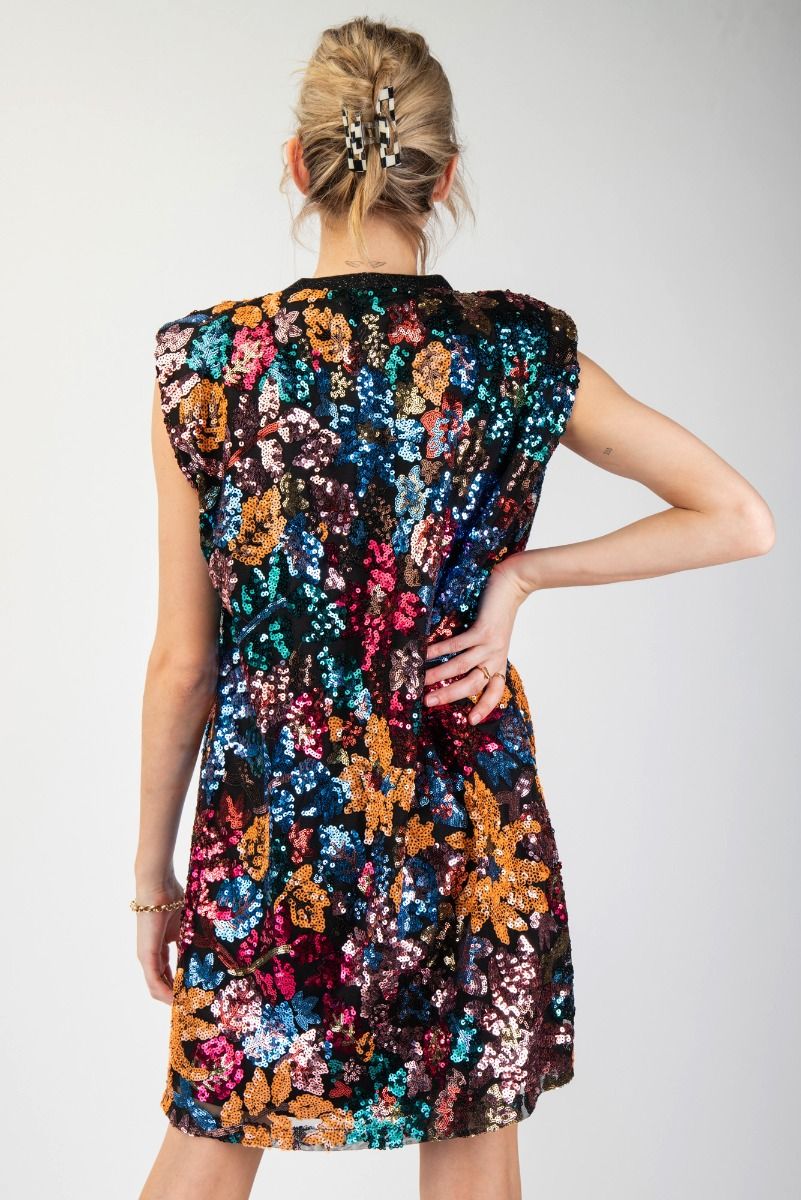 Electric Garden Mini Dress