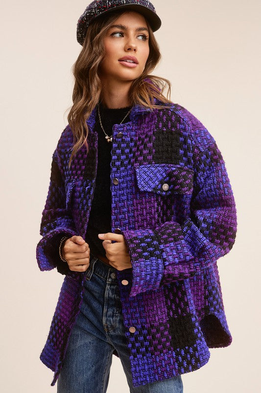 Violet Coat (Size Down Once)