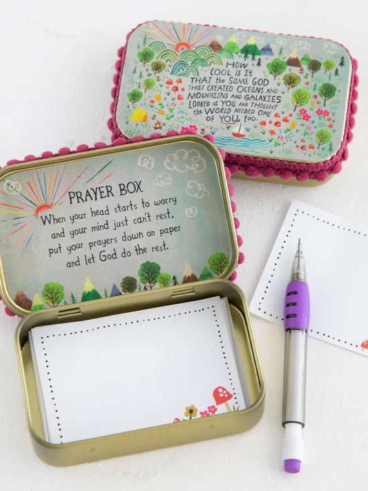 Natural Life Prayer Box Mountains
