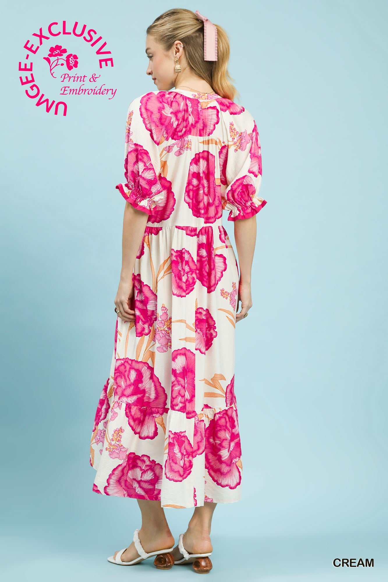 Pink Peony Dress