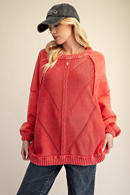 Red Dawn Pullover Sweater