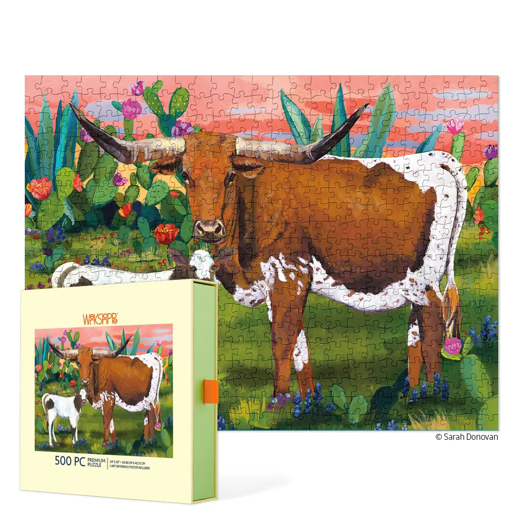 Longhorns 500 Piece Puzzle