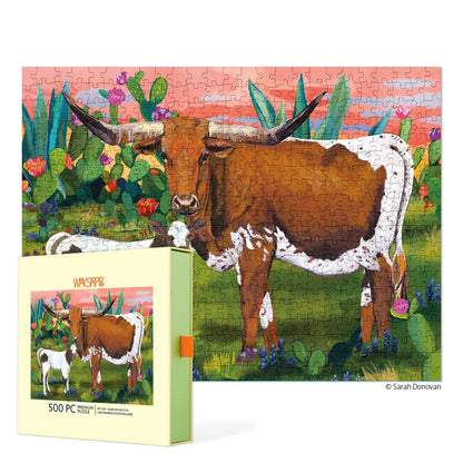 Longhorns 500 Piece Puzzle