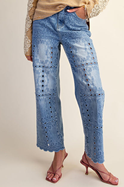 Blue Bell Eyelet Jeans