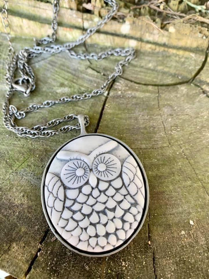 Owl Vintage Necklace