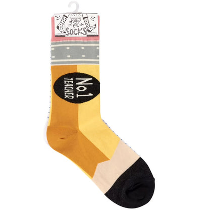 No.1 Teacher Socks