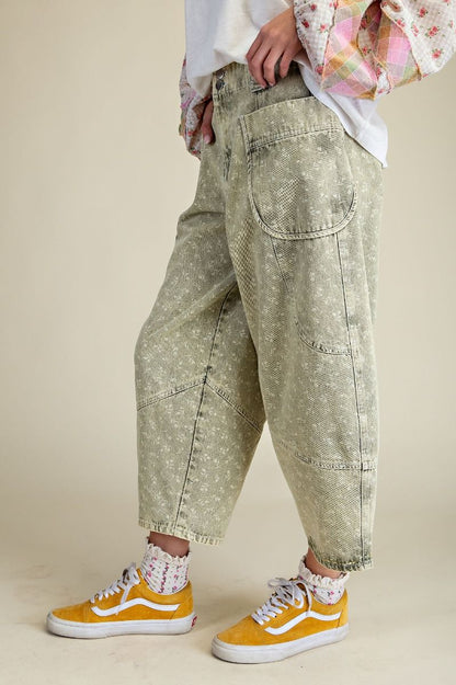 Wild Sage Barrel Pants