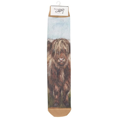 Highland Cow socks