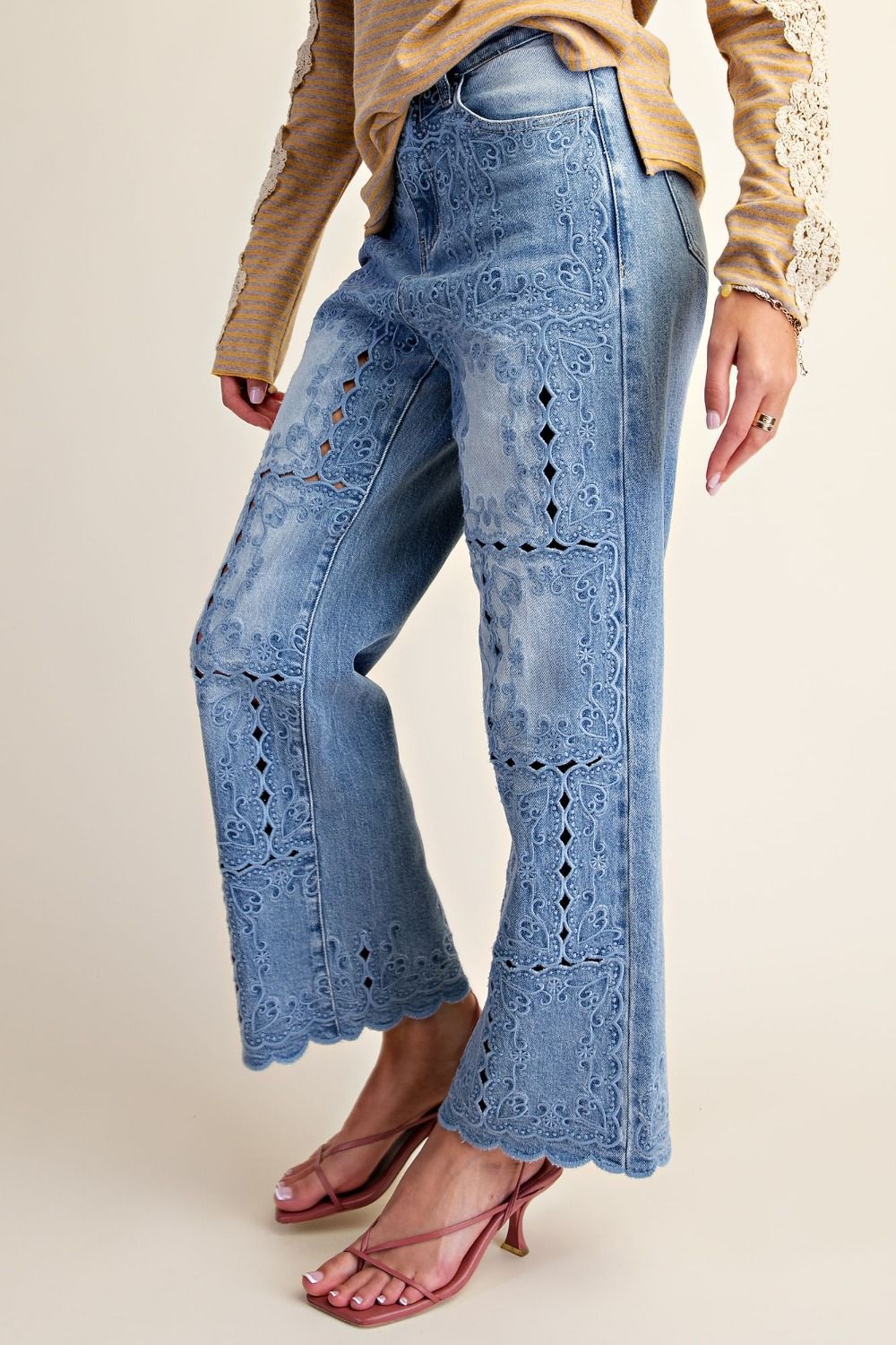 Blue Bell Eyelet Jeans