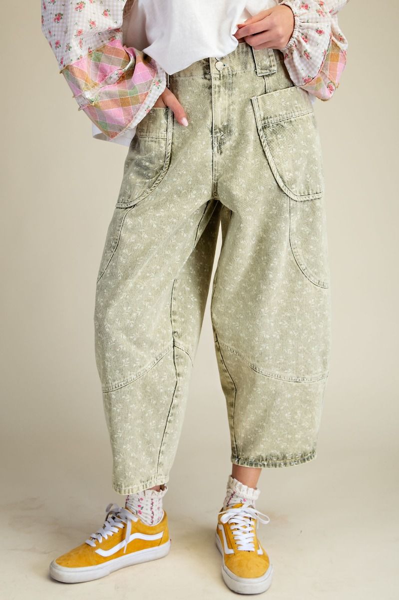 Wild Sage Barrel Pants