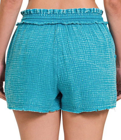Comfort Tie Gauze Shorts