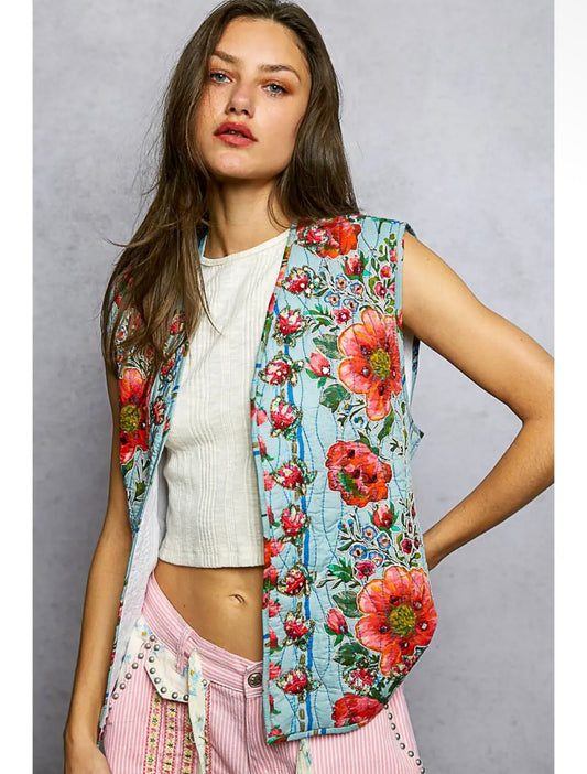 Cottage Bloom Vest