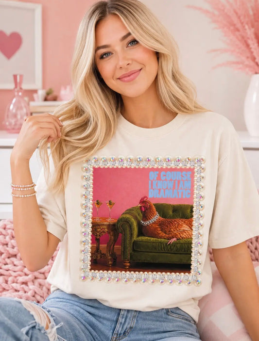 Bling Chicken Graphic Tee