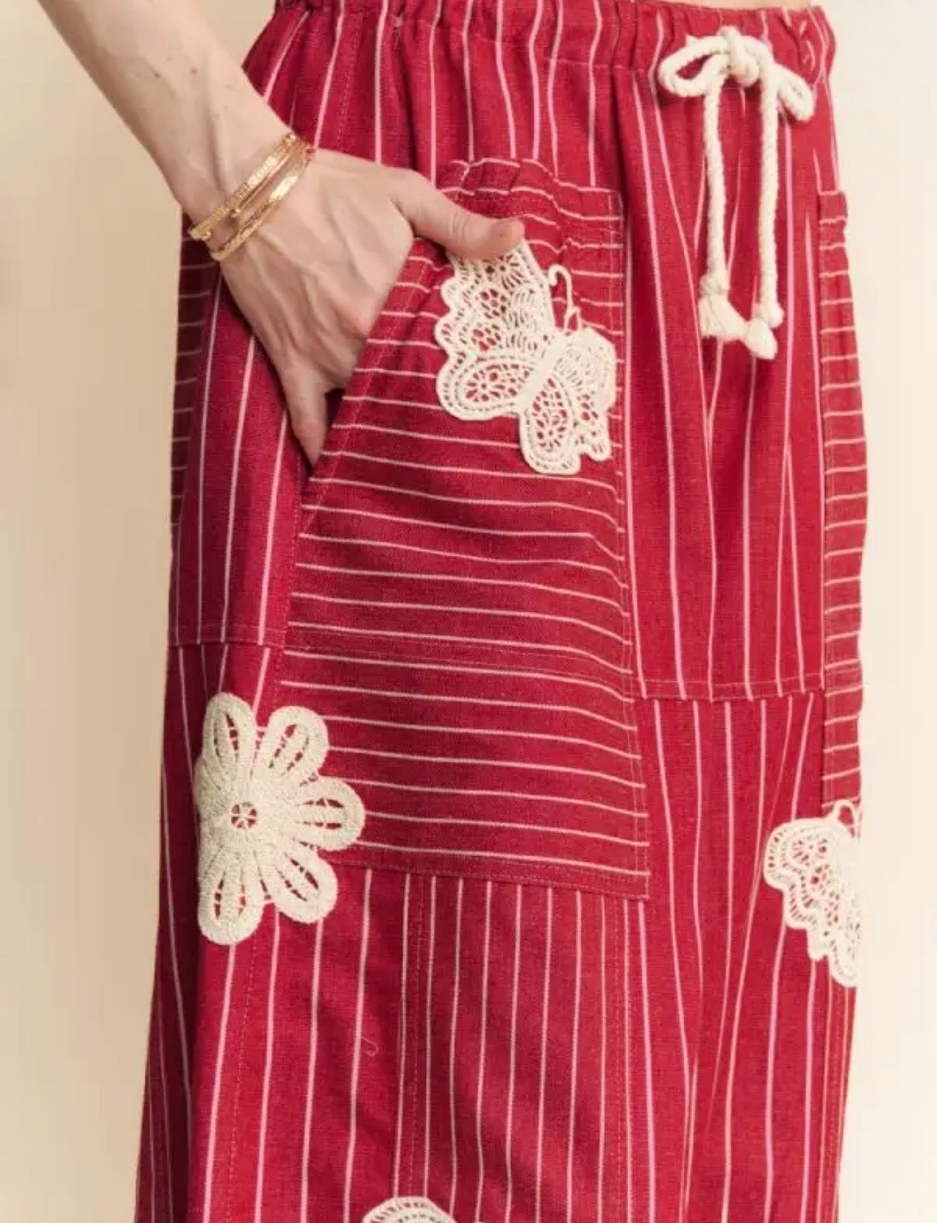 Butterfly Effect Pinstripe Pants