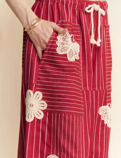 Butterfly Effect Pinstripe Pants