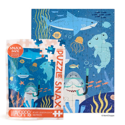 Shark Tank 48 Piece Jigsaw Puzzle Snax