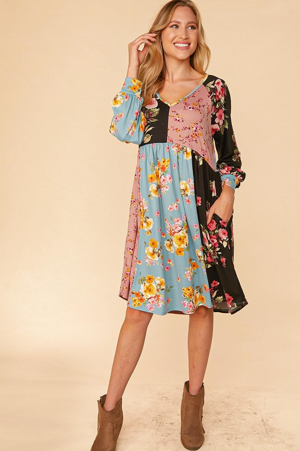 Delaware Patchwork Dress