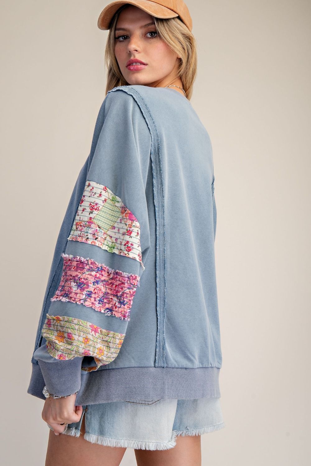 Floral Patchwork Sweater