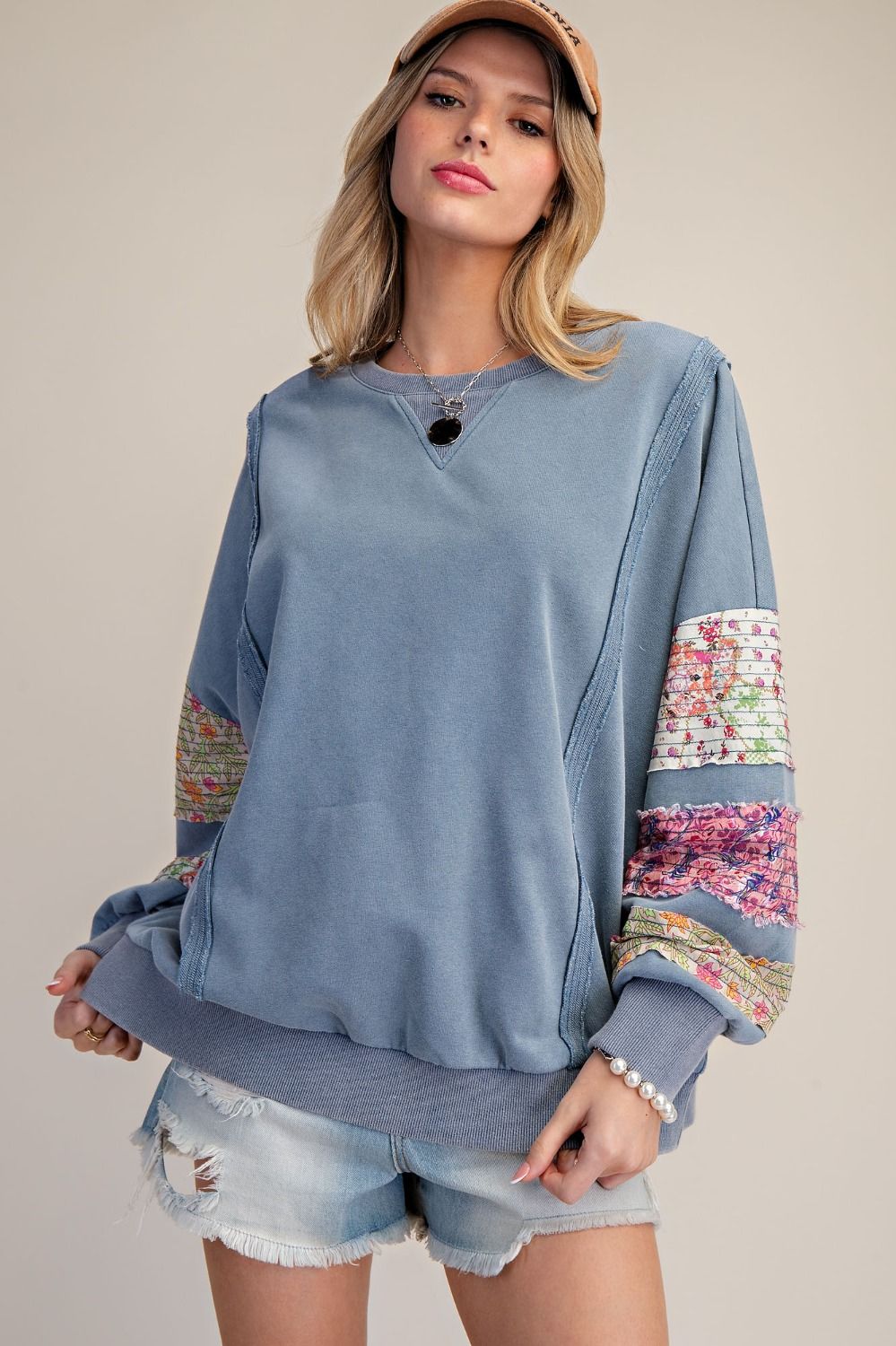 Floral Patchwork Sweater