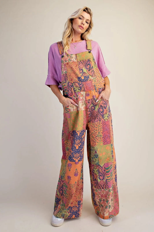 Groovy Grit Denim Overalls