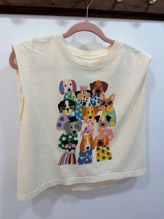 Dog Collage Muscle Tee
