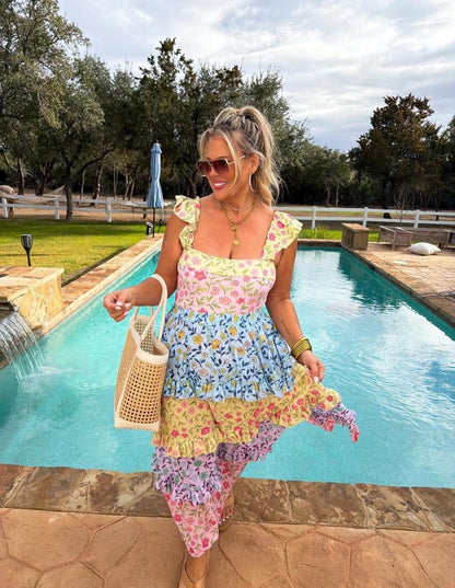 Blakeley One Piece Suit with Skirt Cover Up