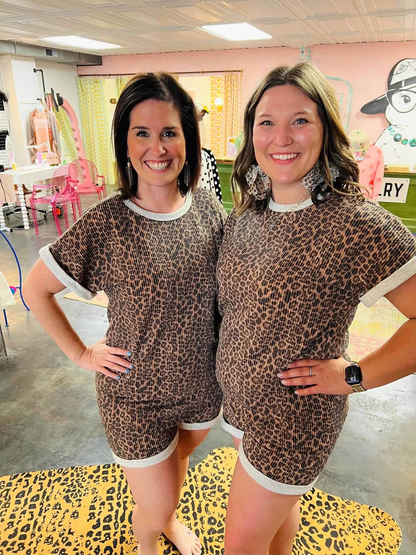 Spotted Sweetie Ribbed Top