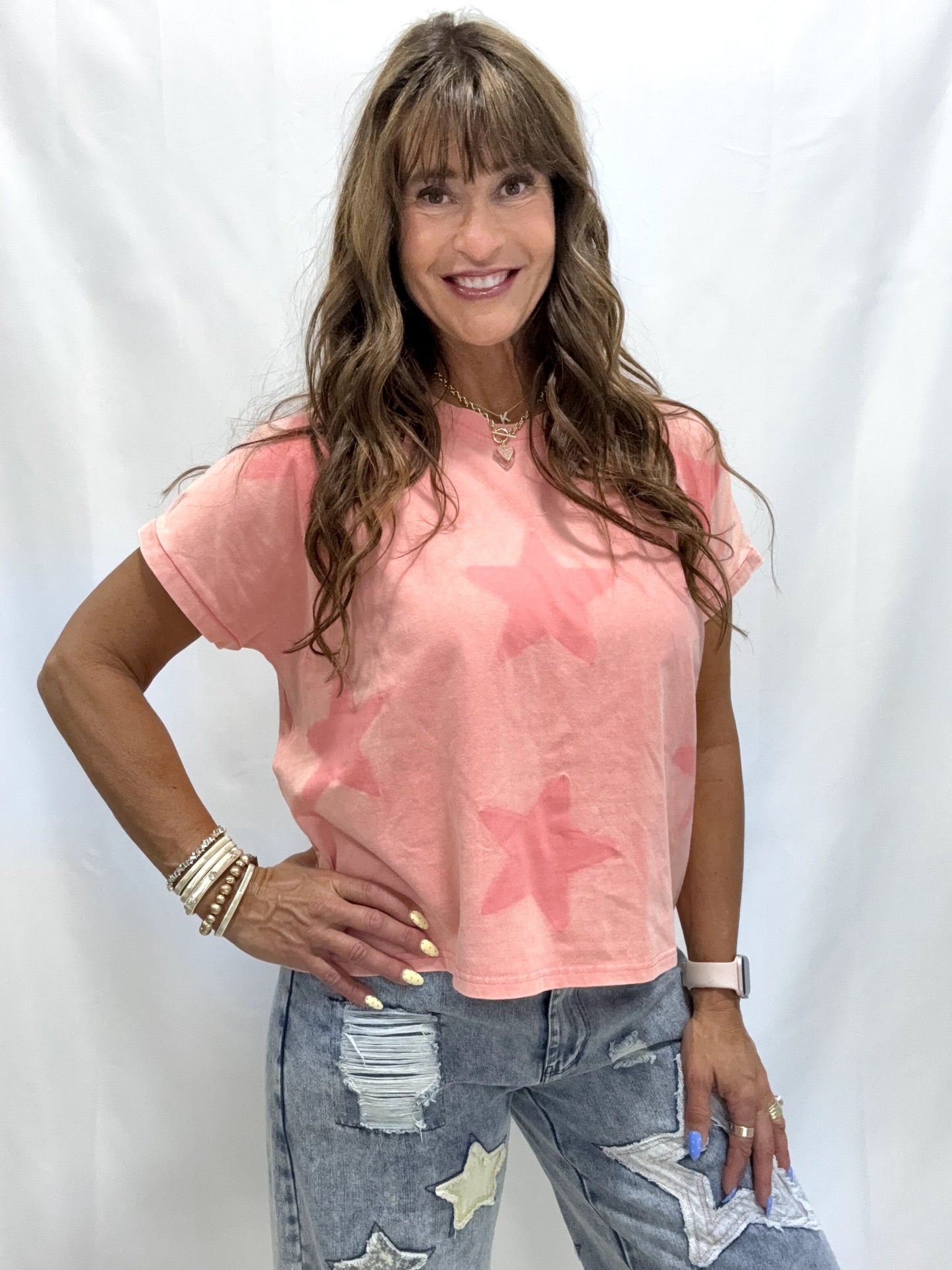 Dream Big Star Mineral Washed Tee