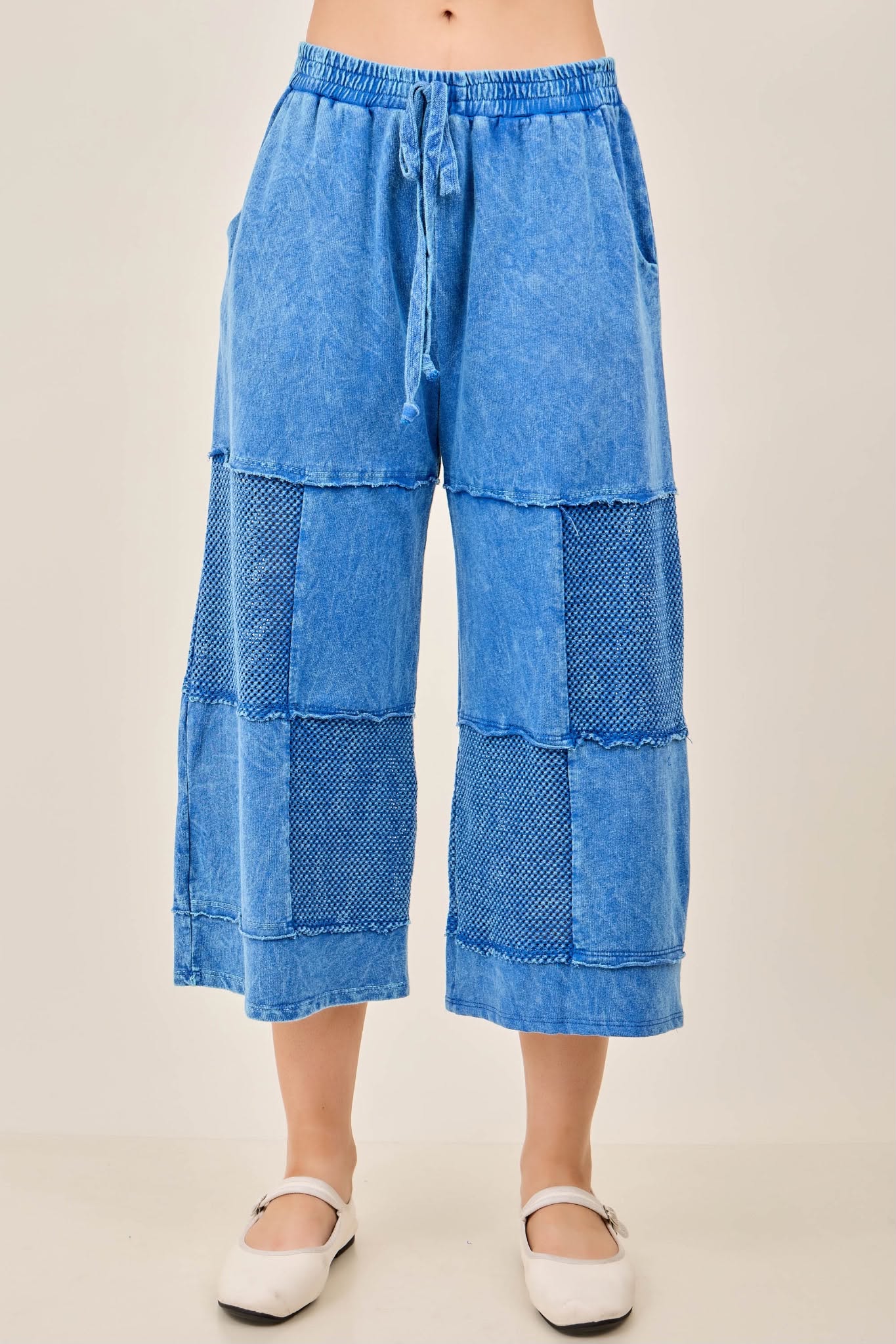 Denim Dreams Waffle Pant