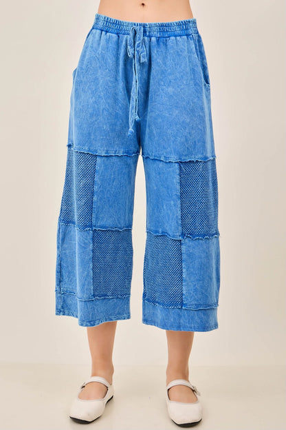 Denim Dreams Waffle Pant